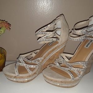 Never been worn wedge sandles